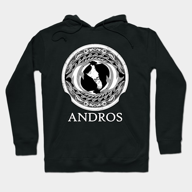 Andros Bahamas Dolphins Hoodie by NicGrayTees